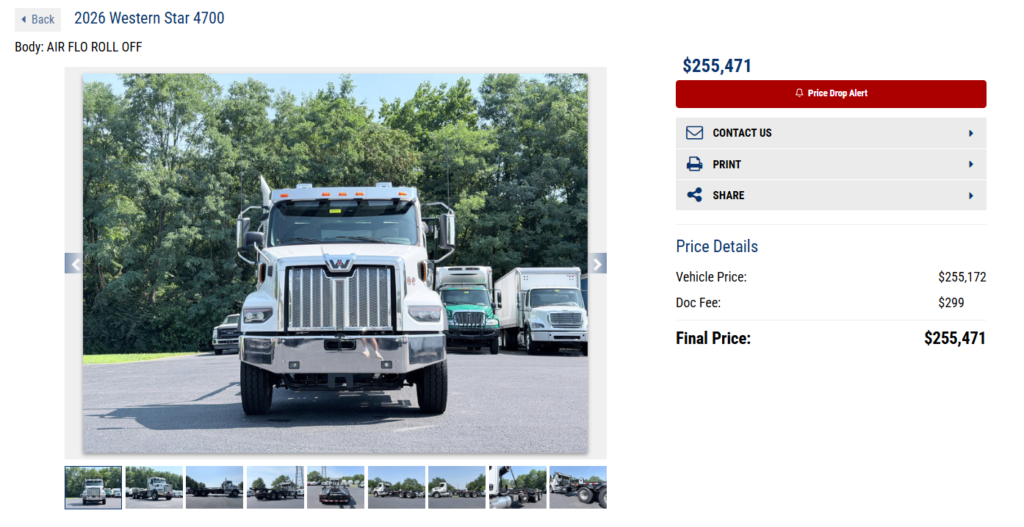 Vehicle Detail Page